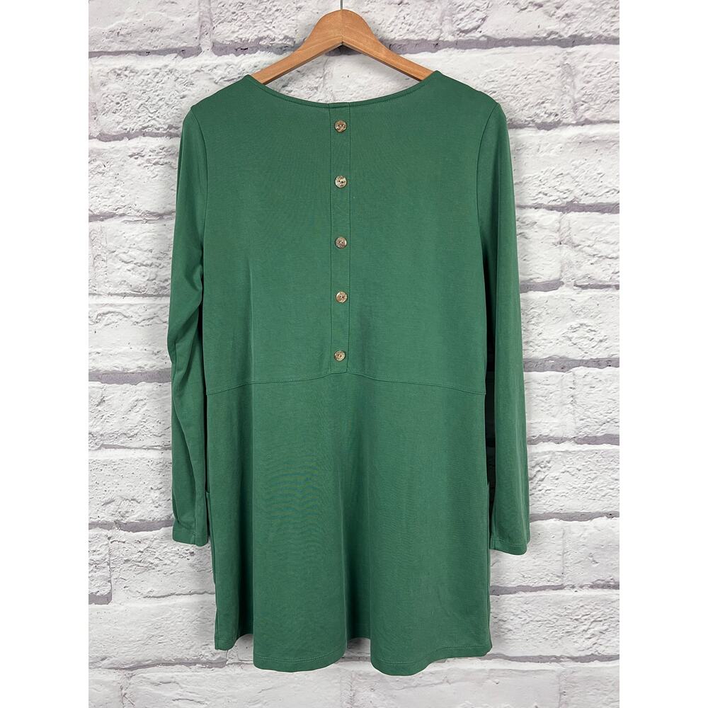 Soft Surroundings‎ Womens M Cottagecore Prairie Peasant Button Back Tunic Top - Picture 4 of 10